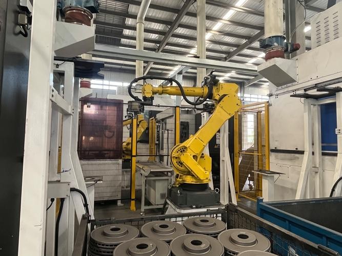 Brake disc production line