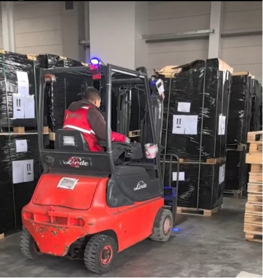 Forklift handling
